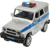 Автомобиль игрушечный Технопарк Uaz Hunter Полиция / HUNTER-124SL-POLGY - 