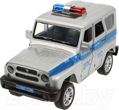 Автомобиль игрушечный Технопарк Uaz Hunter Полиция / HUNTER-124SL-POLGY