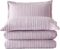 Набор текстиля для спальни Arya Waves + чехлы для подушки / 8680943228673 (лиловый) - 