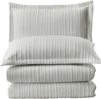 Набор текстиля для спальни Arya Waves + чехлы для подушки / 8680943228697 (серый) - 