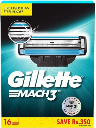 Набор сменных кассет Gillette Mach3