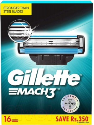 Набор сменных кассет Gillette Mach3 (16шт)