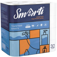 Туалетная бумага Smarti 3-cлойная (32рул) - 