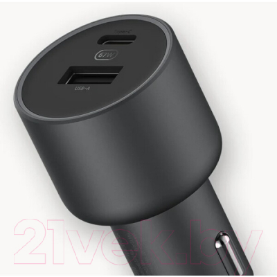 Зарядное устройство автомобильное Xiaomi 67W Car Charger CC07ZM / BHR6814GL