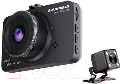 Автомобильный видеорегистратор SoundMax SM-DVR56FHD (черный)