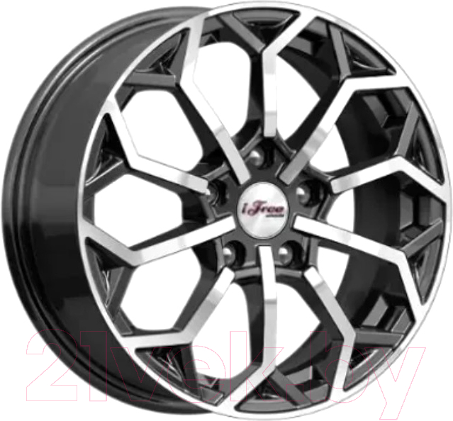 Литой диск iFree Спейс-Нидл 16x6.5" 5x110мм DIA 65.1мм ET 37мм Блэк джек
