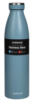Термос для напитков Sistema 575 (750мл, серо-голубой) - 
