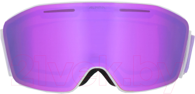 Маска горнолыжная Alpina Sports Nendaz / A7291812 (Q-Lite White-Lilac Matt/Q-Lite Lavender)