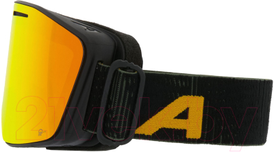 Маска горнолыжная Alpina Sports Nendaz / A7291832 (Q-Lite Black-Yellow Matt/Q-Lite Red)