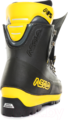Ботинки для альпинизма Asolo AFS 8000 Evo / 0M4002_562 (р-р 9.5, черный/желтый)