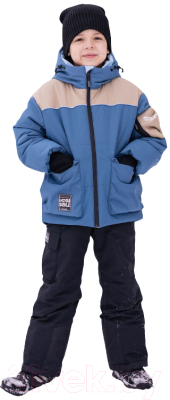 Комплект верхней детской одежды Batik Торн 465-24з-1 (р-р 122-64, серый/голубой)