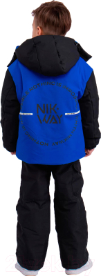 Комплект верхней детской одежды Batik Браун 468-24з-1 (р-р 128-64, синий)