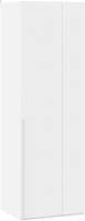 Шкаф ТриЯ Порто СМ-393.07.006 с 1 глухой дверью (белый жемчуг/белый софт) - 