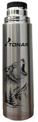 Изображение товара Термос для напитков Тонар Волк HS.TM-050-W (1л)