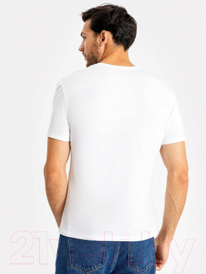 Набор футболок Mark Formelle 111828-2 (р.96-170/176, белый/черный)