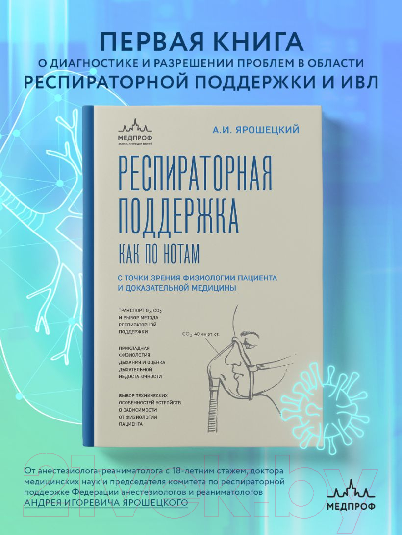 Книга Эксмо Респираторная поддержка как по нотам