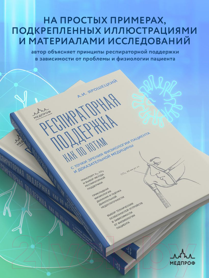 Книга Эксмо Респираторная поддержка как по нотам