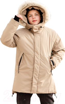Куртка детская Batik Нео 463-24з-1 (р-р 140-72, песочно-коричневый)