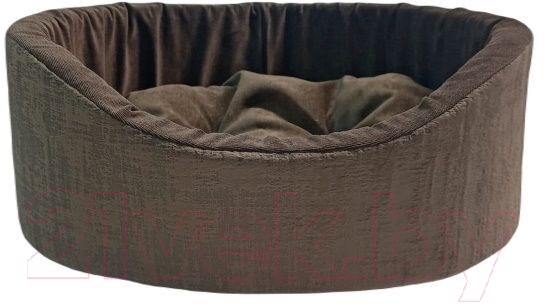 Лежанка для животных Homepet №2 83678 (49x43x17см, шоколадный)