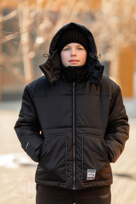 Куртка детская Batik Грин 469-24з-2 (р-р 152-80, черный)
