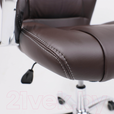 Кресло офисное AksHome Crocus Eco (коричневый)