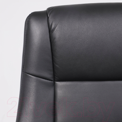 Кресло офисное AksHome Crocus натуральная кожа (черный)