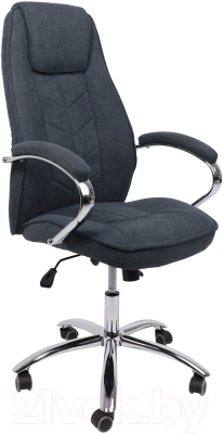 Кресло офисное AksHome Kapral ткань (серый)