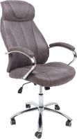 Кресло офисное AksHome Legran ткань (коричневый) - 
