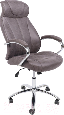 Кресло офисное AksHome Legran ткань (коричневый)