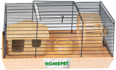 Клетка для грызунов Homepet 81602 (27x15x13см, бежевый)