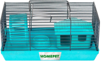 Клетка для грызунов Homepet 81603 (27x15x13см, бирюзовый) - 