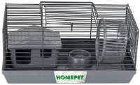 Клетка для грызунов Homepet 81604 (27x15x13см, серый) - 