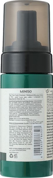 Пенка для умывания Miniso Tea Tree Foam / 6327