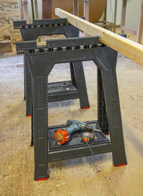 Изображение товара Козлы складные QBrick System Sawhorse Z257257PG001 (2шт, черный)