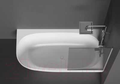 Ванна из искусственного мрамора Umy Home Nook R 170x85 / UM11622 (U-Solid, матовый)