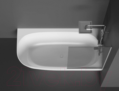 Ванна из искусственного мрамора Umy Home Nook Kit R 170x85 / UM11822 (U-Solid, матовый, сифон)