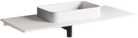 Столешница для ванной Umy Home Shelf 120x50 / UM30123 (U-Solid, матовый) - 
