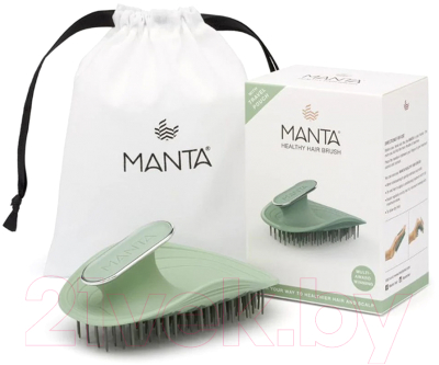 Расческа-массажер MANTA Brush SGSSGDSG40 (Green)