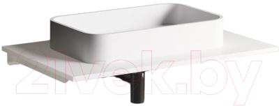 Столешница для ванной Umy Home Shelf 80x50 / UM30121 (U-Solid, матовый)