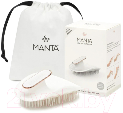 Расческа-массажер MANTA Brush WRGWLG4011 (White)