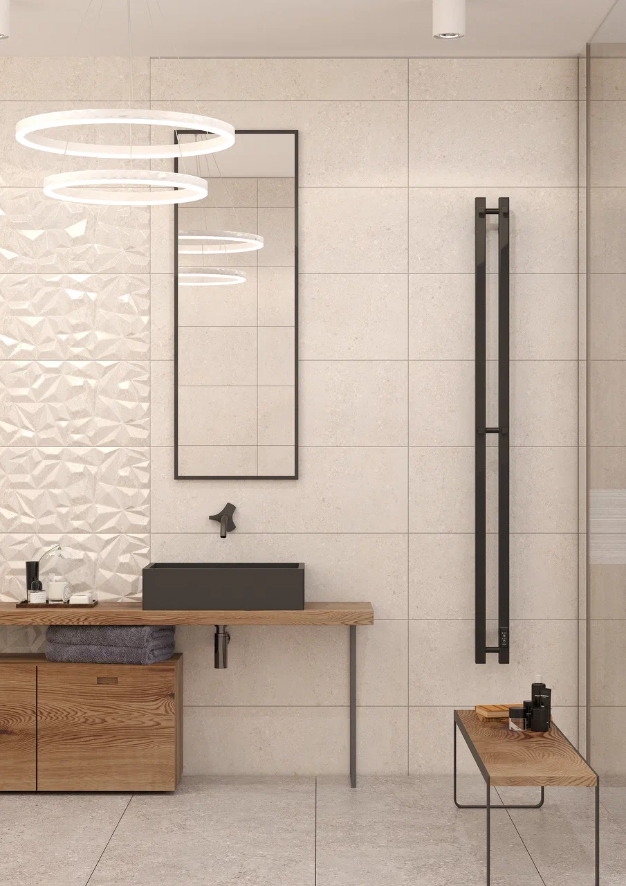 Полотенцесушитель электрический Двин X-2 Plaza Neo 140x8 BL — фото 3