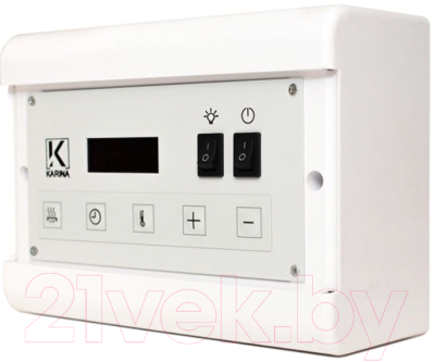 Блок управления для электрокаменки Karina Case C15 (белый)