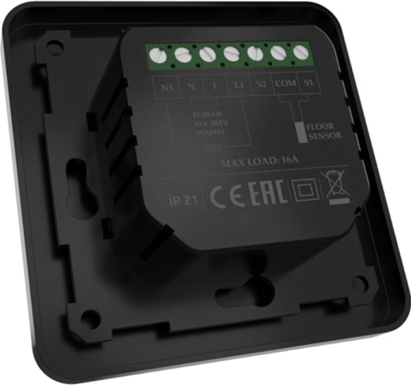 Изображение товара Терморегулятор для теплого пола No Brand IQ Smart ThermoLife (черный)