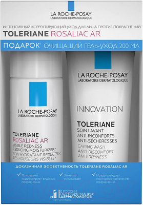 Набор косметики для лица La Roche-Posay Toleriane Rosaliac AR Уход против покраснений + Гель-уход (40мл+200мл)