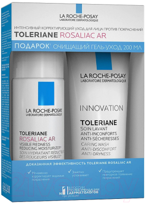Набор косметики для лица La Roche-Posay Toleriane Rosaliac AR Уход против покраснений + Гель-уход (40мл+200мл)