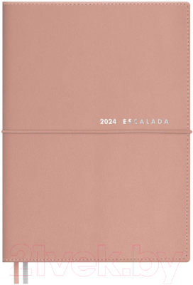 Ежедневник Escalada Краст 2024 / 63820 (128л, персиковый/розовый)