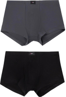 Комплект мужских трусов Mark Formelle 411122-2 (р.110-120, черный/графит) -