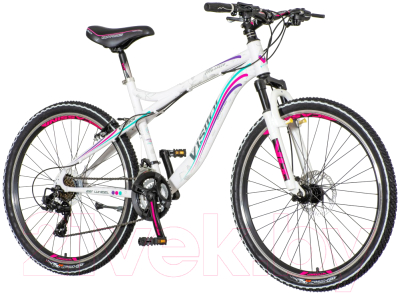 Велосипед Visitor Bla.Marissa 2021 26 / 1260097 (18, белый/розовый/бирюзовый)