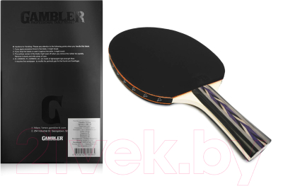 Ракетка для настольного тенниса Gambler 3 Star / GRC-23 (коническая)
