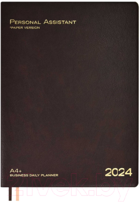Ежедневник Escalada Шеврет Глосс 2024 / 63716 (120л, коричневый)
